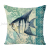 New Marine Life Linen Printed Pillowcase Sample Room Decoration Back Cushion Car Back Sofa Cushion