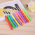 Factory Wholesale Milk Handle Crochet Hook Set Aluminum Crochet Hook Sweater Needle Color DIY Hand Knitting Tools 11 PCs