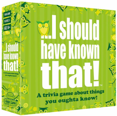 Amazon New I Should Have Known That! Trivia Game Card
