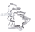 3pcs Stainless Steel Christmas Trees High-quality Cookie Cutter Biscuit Cookie Mold Cake Embossing