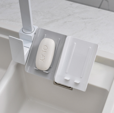Soap Dish Creative New Draining Toilet Soap Holder Home Bathroom Multi-Functional Plastic Soap Box Storage Rack