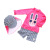 New Ins Children's Swimsuit Little Girl Rabbit Split Long Sleeve Sun Protection Keeping Warm Surfing Suit Swimsuit Set