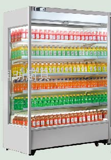 14AU/GF-6500 Wind Screen Counter Fruit Fresh Cabinet Commercial Display Cabinet Refrigerated Freezer Supermarket Freezer