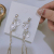 925 Silver Ear Studs Sexy Goddess Pearl Shell Piece Earrings Long Fringe Eardrops Gentle Feeling Graceful Ear Ornaments