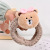 Korean Style Plush Pink Bow Tie Big Face Lesser Panda Hair Band Face Wash Headband Cute Fashion Hair Accessories Hair Band