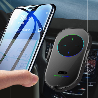 A7s Vehicle Navigation Wireless Fast Charging Bracket Intelligent Induction Automatic Opening and Closing Car Wireless Charging Bracket