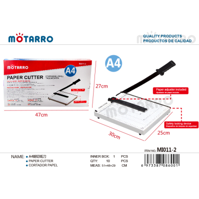 Motarroa4 Steel Paper Cutting Knife MI011-2