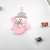 Factory Direct Sales Christmas Decoration Christmas Gift Christmas Pendant Small Fabric Pendant Pink Series