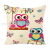 Linen Digital Printing Owl Pattern Pillow Cover without Core Sofa Living Room Cushions Car Back Pillow