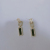 E1531-D75 Korean Earrings New Women's Elegant Rectangular Stud Earrings Fashion Long Rhinestone-Encrusted Eardrop Earring