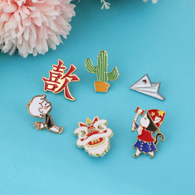 Badge Cute Accessories Cartoon Creative Female Japanese Brooch Student Personality Bag Ins Pin Trendy Brooch