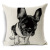 Cute Jarre Aero Bull Yak Animal Series Linen Pillow Cover Home Sofa Cushion Factory Wholesale