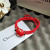 New Year Red Headband Christmas Headdress Bracelet Rubber Band Dual-Use Cute Girl Korean Style Hair Ring Female Highly Elastic Hair Rope