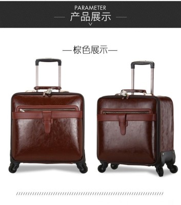 SOURCE Factory Fashion Luggage Trolley Case Luggage and Suitcase Business Password Suitcase 16-Inch 29616-1