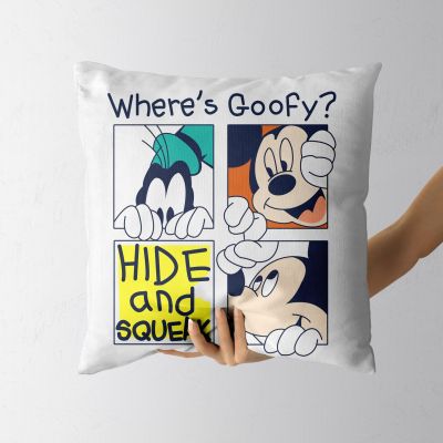 Cartoon Mickey Mouse Donald Duck Pillow Cover Home Sofa Cushion Cushion Cover Wholesale One Piece Dropshipping