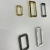 Factory Batch Direct Sales Hardware Alloy Square Buckle Luggage Clothing Accessories Take Pictures Inquiry