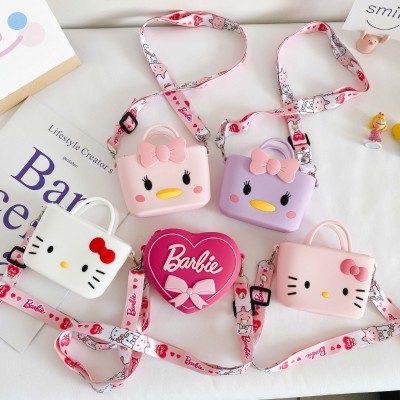 Silicone Coin Purse Children's Bags 2021 New Cartoon Parent-Child Cute Satchel Korean Style Girl Accessories Crossbody Bag Female