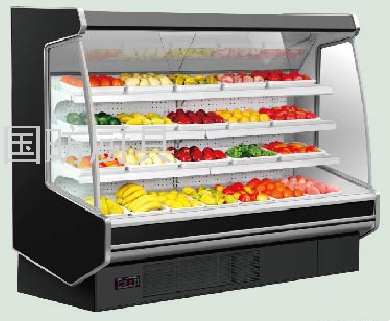 11sy/gf-6500 display cabinet refrigerated refrigerator fresh-keeping cabinet supermarket vegetable commercial supermarket fruit shop air curtain cabinet