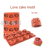 Amazon Hot Sale Heat-Resistance Heart Shape Silicon Chocolate Bar Moulds Cake Mould Candy Mold 
