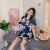 20 New Korean Style Summer Short Sleeve Pajamas Women's Cardigan Suit Casual Artificial Silk Shorts Home Wear Factory Wholesale