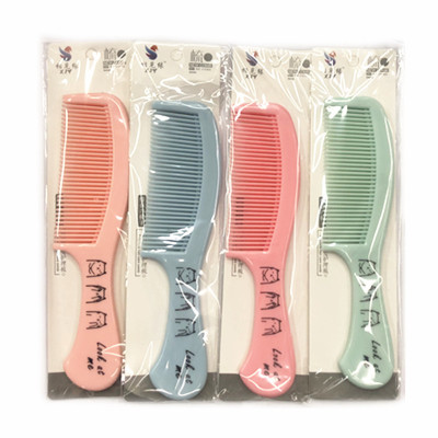 Thick Large Plastic Comb Home Practical Printing Cartoon Hairdressing Shunfa Styling Comb