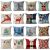 Factory Wholesale Christmas Series Linen Pillow Elk Pillow Cover Cross-Border Wish Amazon Hot