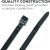 Multiple Purpose Cable Cable Ties, Black 8 "3.6 * 200mm Tensile Strength Use Cable Ties Heavy Duty