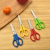 Factory Direct Sales 16. 5cm Color Handle Suntime Scissors for Students 12 Bags Packaging