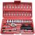 46 Pieces Sleeve Set 1/4 Fast Ratchet Wrench Small Fly Set Tool Bit Auto Repair Combination Toolbox