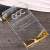 Golden Crystal Trophy Medal Custom Lettering Custom Honor Licensing Authority Agent Franchise Card Card