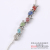 Pandona Bracelet DIY Bead Flashing Water Drop Full Diamond Blue Red Bracelet String Beads Accessories Big-Hole Bulk Beads