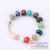 Pandona Bracelet Female Ins Internet Celebrity Same Style Glass Bead Bracelet Colorful Fashion Snake Bones Chain Female Personality Hand Jewelry