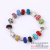 Original Design Ethnic Style Small Jewelry Bracelet Crystal Glass Beaded Bracelet Student Female Bracelet Archaic and Simple