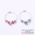 Pandona Bracelet Girls' Gifts New Valentine's Day Rose Love Pendant Glass Beads Bracelet Gift Bracelet