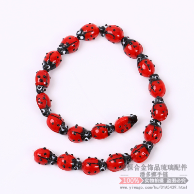 2021 New Personal Influencer Bracelet LADYBIRD String Beads Chain Elegant Girls Sweet All-Matching Bracelet Bracelet