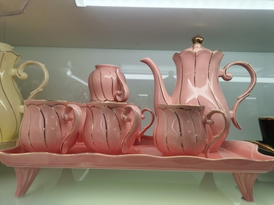 Jingdezhen Bone China Ceramic Tea Set Coffee Set Wholesale and Retail with Tray