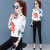 20 Spring and Autumn New Net Red Printing Shirt Women's Long-Sleeved Shirt Bottoming Shirt Women's Summer Korean Style Slim Fit Large Size