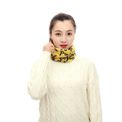 New Korean Style Unisex Autumn and Winter Cashmere Printing Variety Magic Women's Hat Scarf Cycling Manufacturer