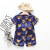 Summer Children's Pajamas Satin Bear Cartoon Home Wear Short Sleeve Suit Two-Piece Set