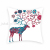 Nordic Style Digital Printed Pillowcase Sofa Living Room Cushions Bedroom Bedside Cushion Model Room Backrest