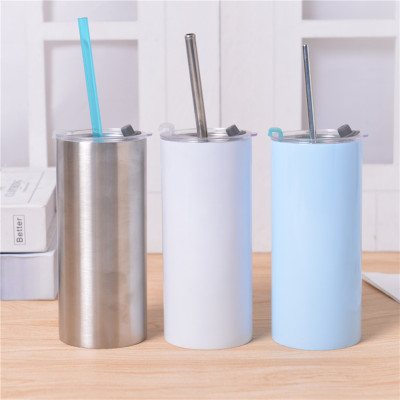 Stainless Steel Straw Thermal Insulation Cup Portable and Cute Girl Pregnant Woman Water Cup Office Drinking Cup