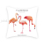 Flamingo Digital Printed Pillowcase Short Plush Sofa Living Room Cushions Car Seat Lazyback Pillow Wholesale