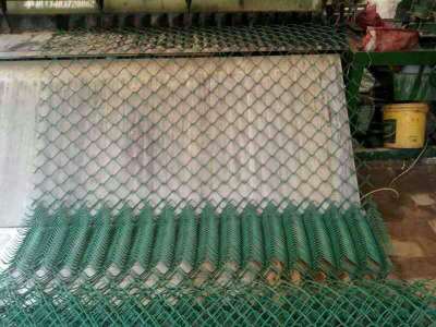 Chain Link Fence PVC Plastic Coated Mesh Diamond-Shaped Network Protective Net Widely Used High Quality Factory Spot