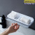 Creative Style Large Wall-Mounted Double Deck Soap Box Punch-Free Creative Home Toilet Drain Soap Box