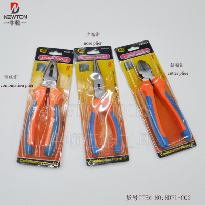 Newton Hardware Tools Super Handle Pliers Vice Sharp Nose Pliers Diagonal Cutting Pliers