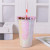 Creative Girlish Heart Colorful Cup Plastic Insulated Cup Tumbler Coffee Cup Juice Cup