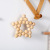 Nordic Minimalist Wooden Beads Beaded Five-Pointed Star Children's Room Decorative Wall Hangings Baby Room Baby Room Wall Decorations