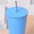 Stainless Steel Cup with Straw Macaron Color Personal Insulation Hot-Proof Water Cup Coffee Cup Car Milk Tea Thermos Cup