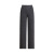 High Waist Temperament Wide-Leg Pants for Women 2020 Winter New Drooping Straight Pants Thickened Slimming Smoke Tube Trousers 8581