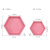 Factory Direct Sales Nordic Ins Home Wall Minimalist Creative Solid Wood Hexagonal Shelf Wall Decorative Hanging